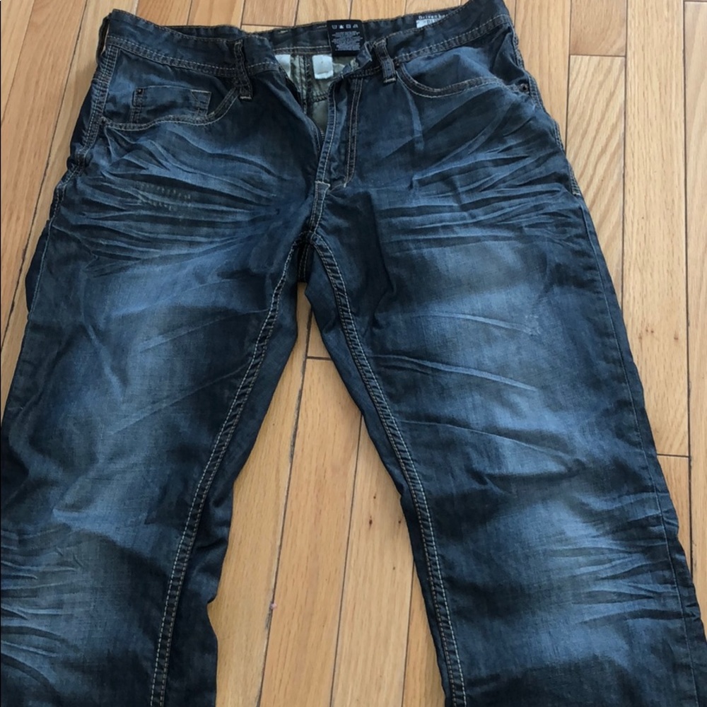 dark wash jeans david bittin